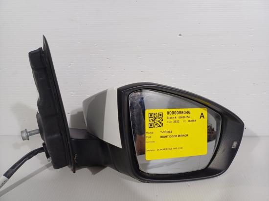 2022 Volkswagen T-cross — Right Door Mirror
