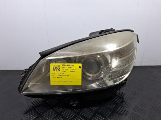 2010 Mercedes Benz C Class — Left Headlamp