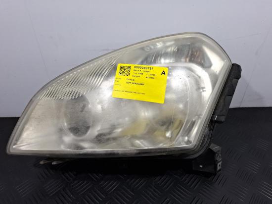 Dualis Nissan Dualis — Left Headlamp