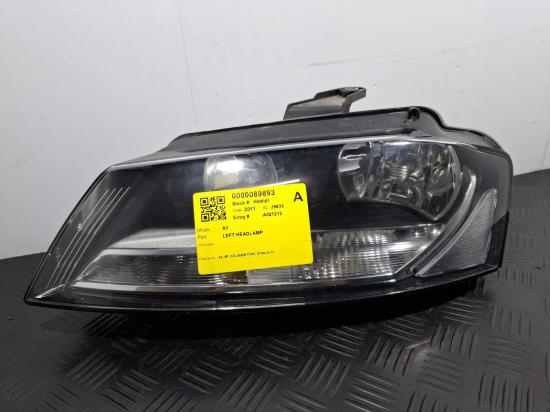 A3 Audi A3 — Left Headlamp