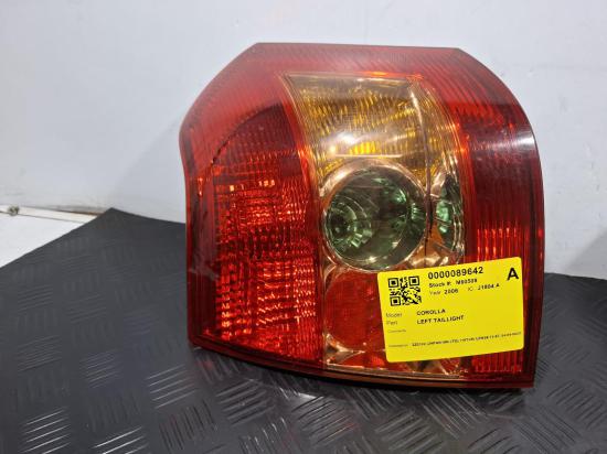 2006 Toyota Corolla — Left Taillight