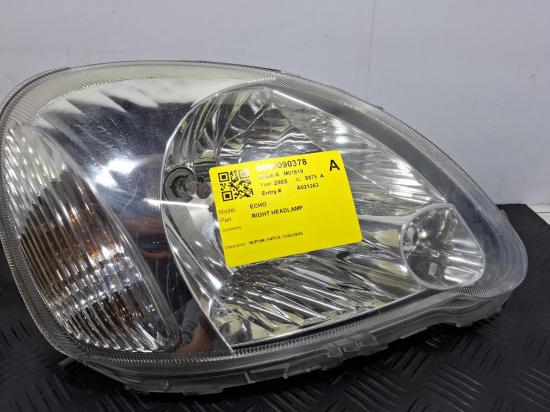 2003 Toyota Echo — Right Headlamp