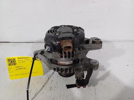 2016 Toyota Corolla — Alternator