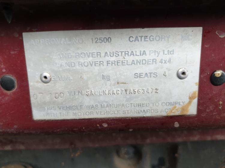 2000 Land Rover Freelander — Manual Petrol