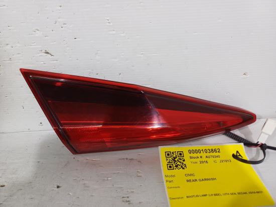 2016 Honda Civic — LH SIDE