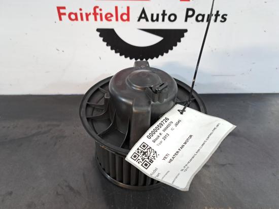 2012 Skoda Yeti — Heater Fan Motor