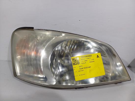 2003 Hyundai Getz — Right Headlamp