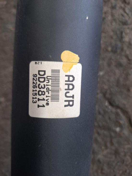 2012 Holden Commodore — Rear Prop Shaft