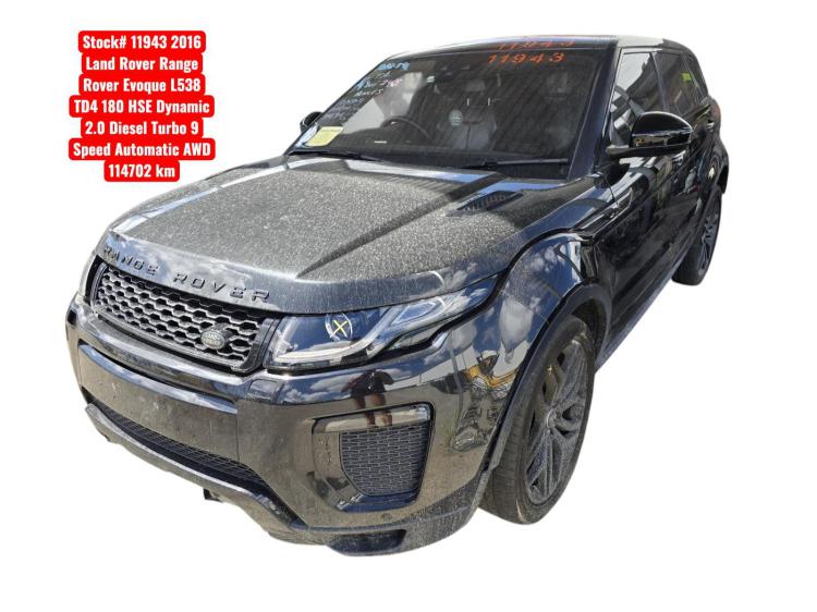 2016 Land Rover Range Rover Evoque — L538 TD4 180 HSE DYNAMIC Auto Diesel