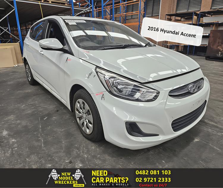 2016 Hyundai Accent — 1.4L G4LC CVT FWD RB Auto Petrol