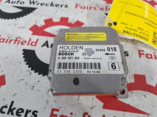 2004 Holden Crewman — AIRBAG MODULE SINGLE AIRBAG TYPE