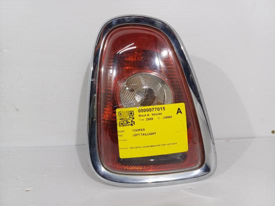 2009 Mini Cooper — CLEAR INDICATOR TYPE
