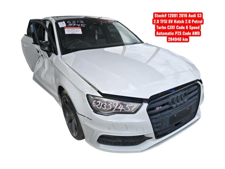 2016 Audi S3 — 8V TFSI Auto Petrol