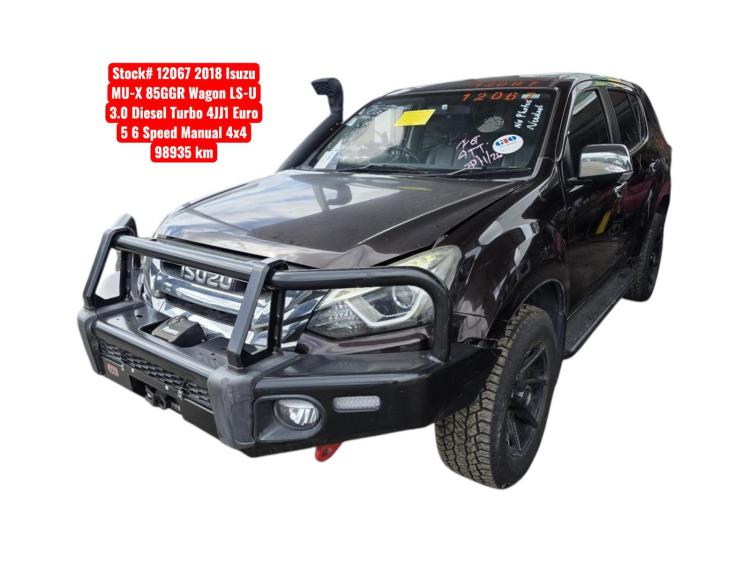2018 Isuzu Mu X — 85GGR LS-U Manual Diesel
