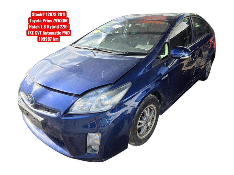 2011 Toyota Prius — ZVW30R HATCH Auto Hybrid