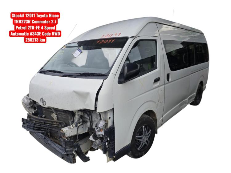 2013 Toyota Hiace — TRH COMMUTER Auto Petrol