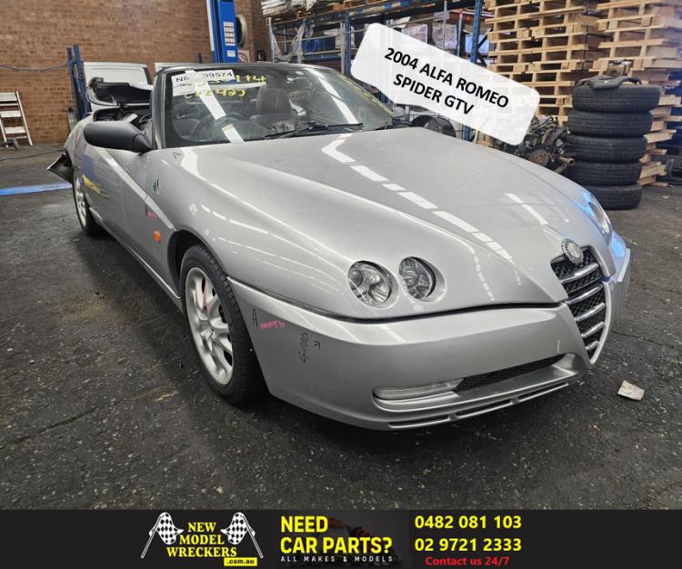 2004 Alfa Romeo Spider Gtv — SPIDER GTV 2.0L 937A1000 MAN 5SPD FWD JTS Manual Petrol