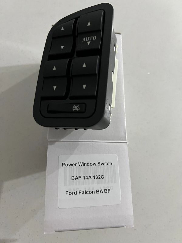 2002 Ford Falcon — Ford Falcon’s functionality with this genuine BAF14A132C window switch designed to provide a seamless and responsive driving experience. The push-pull switch is easy to use and fits perfectly into the front panel of your vehicle ensuring that controlling your windows is both intuitive and convenient