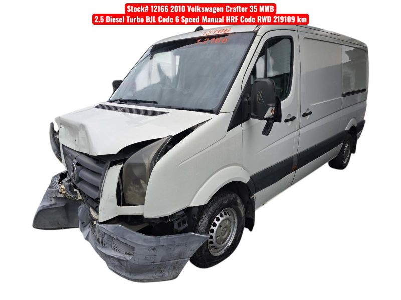 2010 Volkswagen Crafter — 35 MWB Manual Diesel