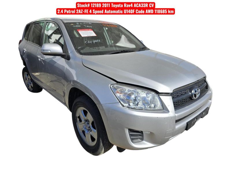 2011 Toyota RAV4 — ACA33R CV Auto Petrol
