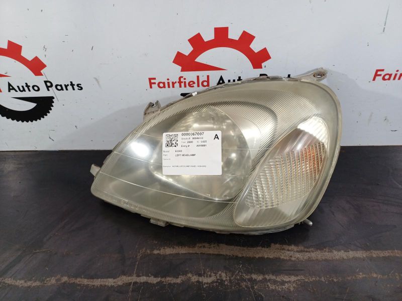 2000 Toyota Echo — Left Headlamp