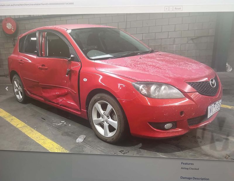 2005 Mazda 3 Maxx — Manual Petrol